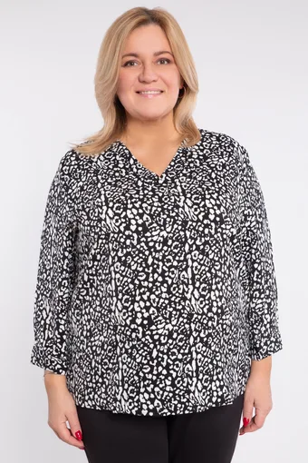 Crno-bijela bluza