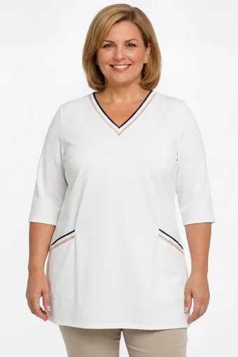 Bijela tunika s ukrasnim remeni