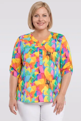 Bluza sa šarenim tulipanima