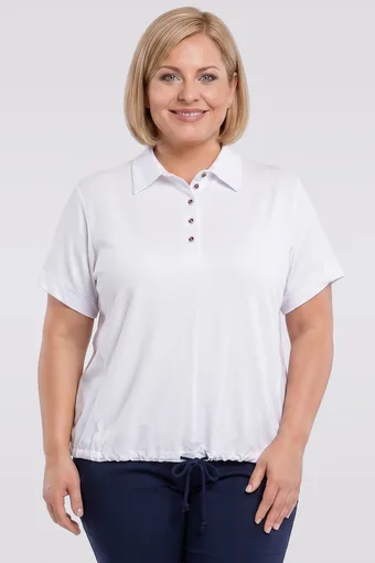 Bijela bluza s vrpcom