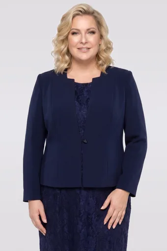Tamnoplava sako s gumbima