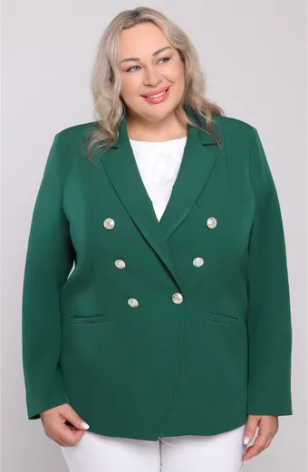 Formalna tamnozelena jakna