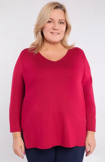 Bordo bluza od viskoze