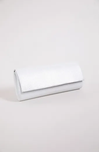Srebrna Clutch torbica