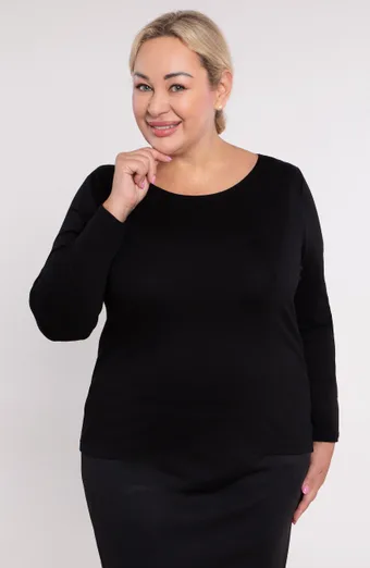 Obična crna bluza