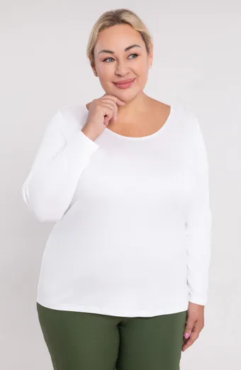 Obična bijela bluza