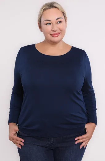 Obična tamnoplava bluza