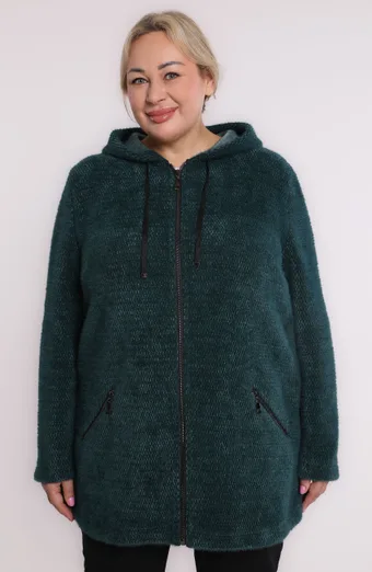 Zelena prijelazna jakna