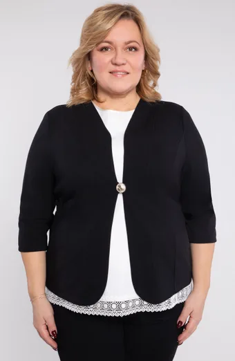 Crna kratka jakna