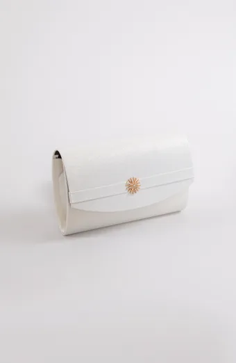 Biserna clutch torbica s ukrasom