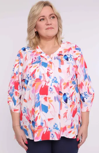Bluza sa šarenim uzorcima