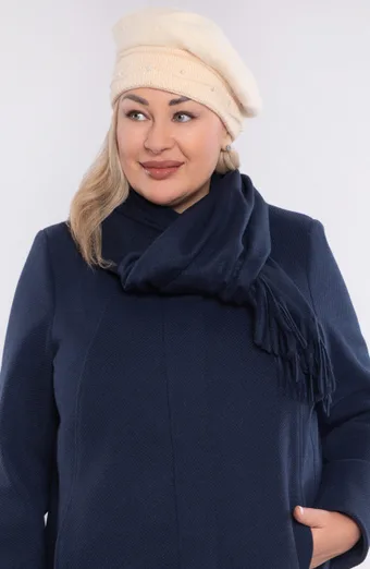Krem šešir od mješavine angore