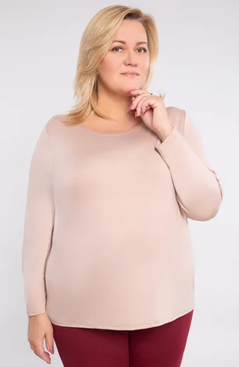 Obična bež bluza