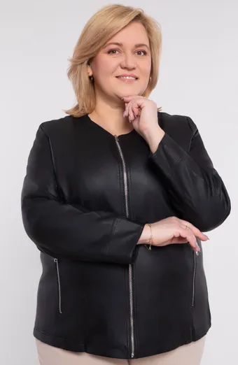 Klasična crna ramones jakna s džepovima