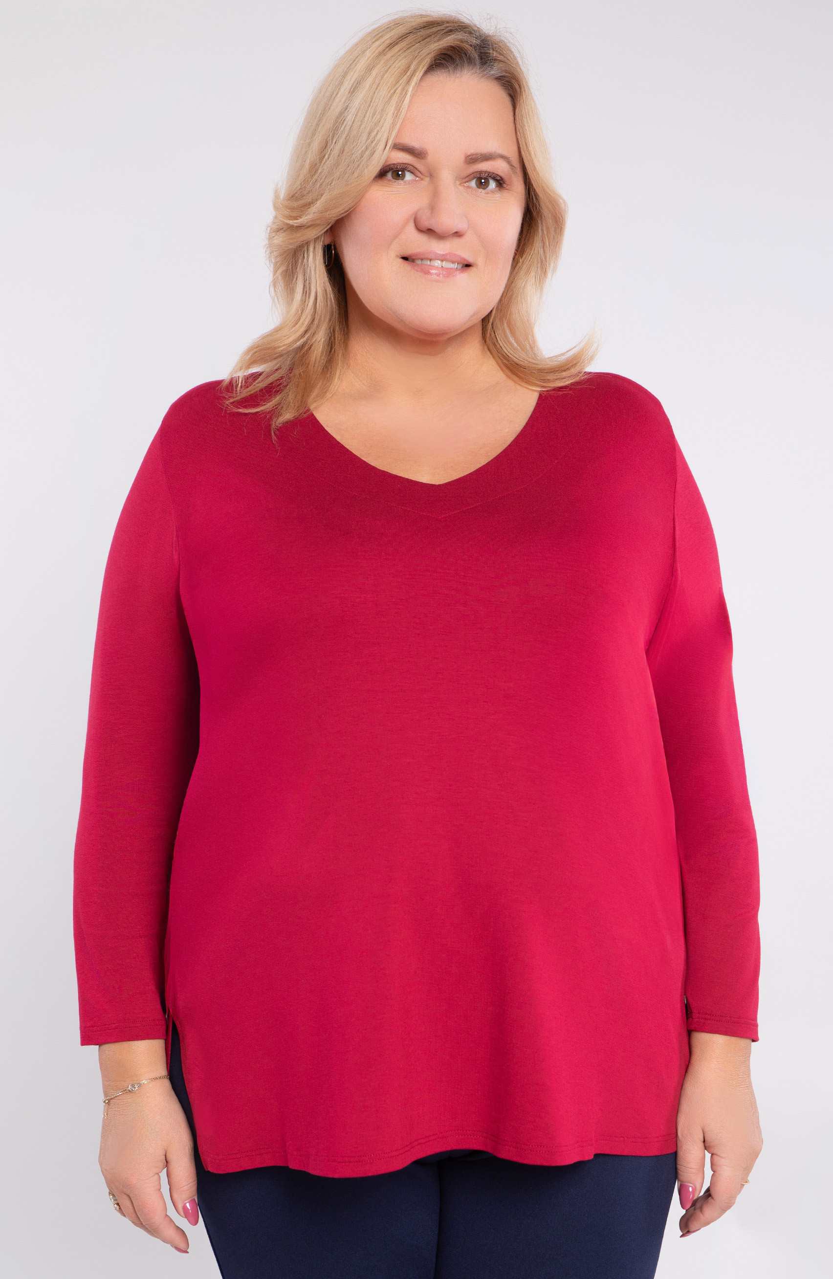 Bordo bluza od viskoze